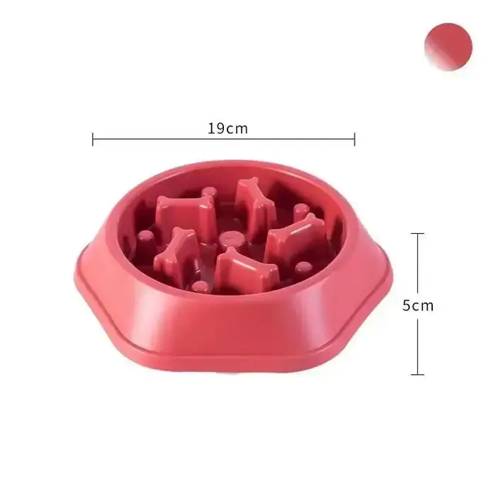 Bol pour chien Anti-étouffement bol de nourriture lente Pot d'alimentation pour chien de petite et m