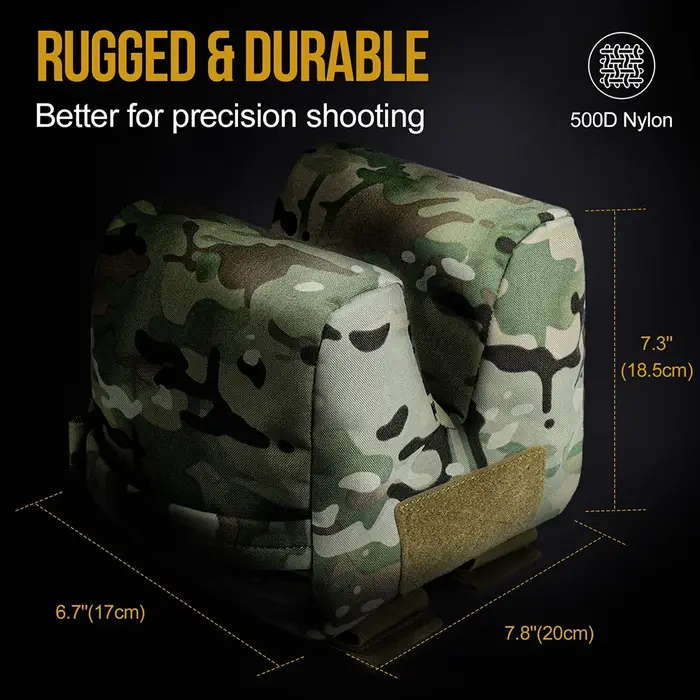 Support de banc de tir en nylon pour chasse et airsoft polyvalent avec cible stable pour tir de précision occasions spéciales