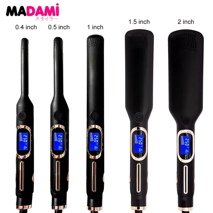 Fer à lisser bigoudi professionnel haute température chauffage rapide 450 ℉   / 480 ℉   Fer plat pou