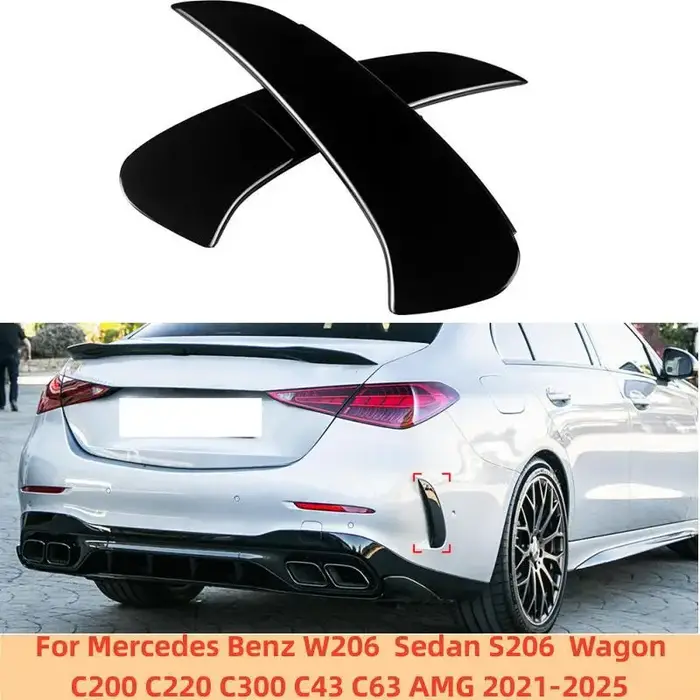Pour Mercedes Benz W206 berline S206 Wagon C200 C220 C300 C43 C63 AMG 2021 2022 2023 + séparateur de