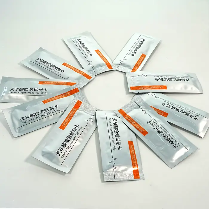 Bande de Test de progestérone canine, puce de surveillance de l'ovulation pour chien et chat, Kit d'