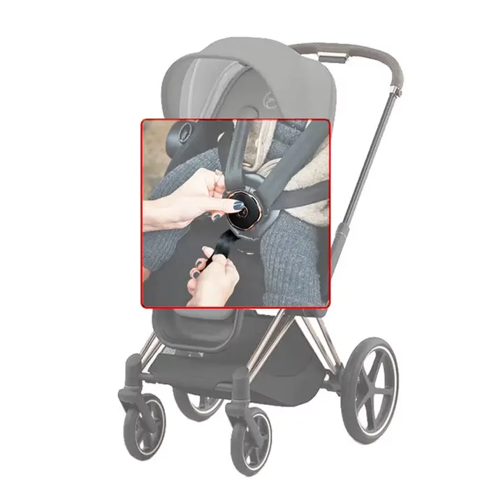 Siège bébé une traction harnais pour Cybex Priam 4 Mios 3 EU Coya ceinture de sécurité loquet Buggy 