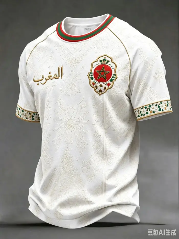 Nouveau Maillot de Foot 2026 Design Maroc pour Fans, T-shirt de Sport à Séchage Rapide pour Entraîne