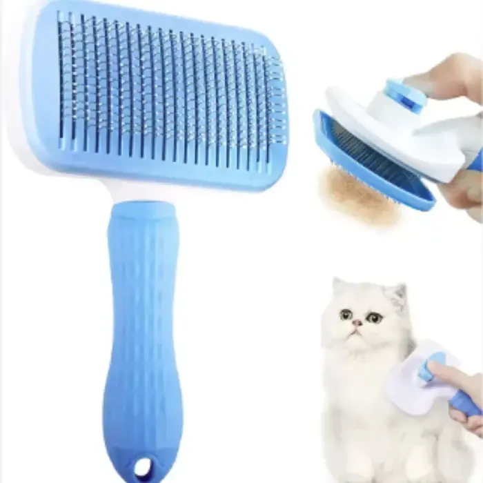 Brosse anti-poils pour chiens et chats, peigne de toilettage pour poils longs, brosse de nettoyage p