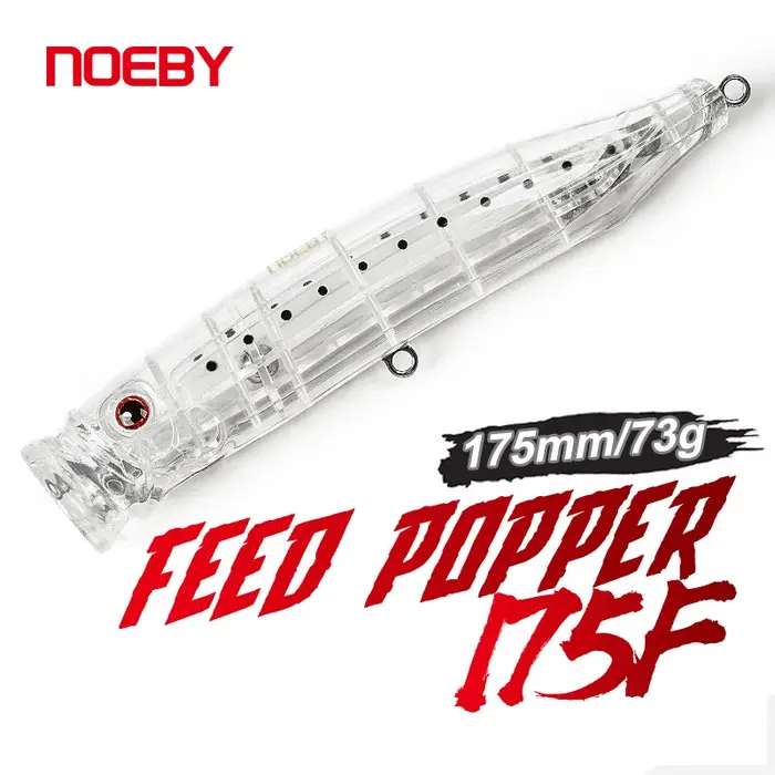 NOEBY Popper leurre de pêche 175mm 73g Topwater alimentation filature Popper Wobbler artificiel dur 