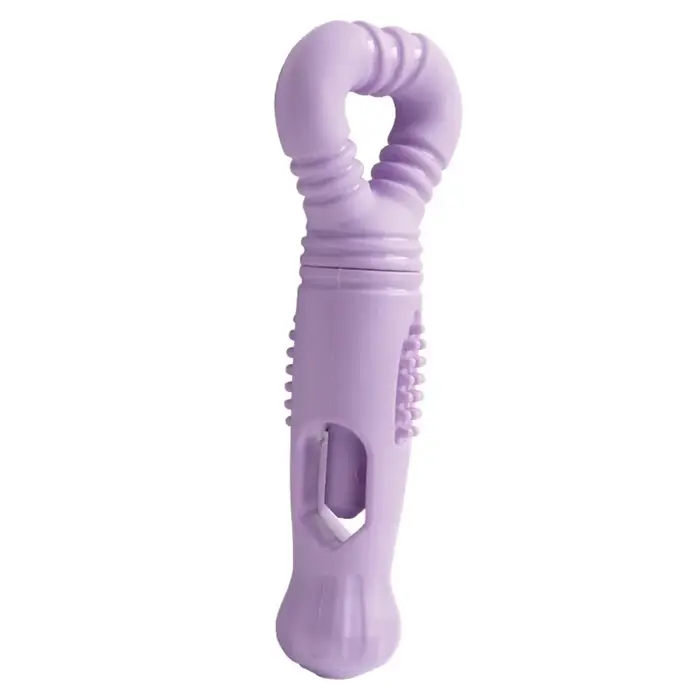 Nouveau bâton à mâcher rotatif pour chiens, facile à nettoyer, souple, anti-étouffement, avec distri