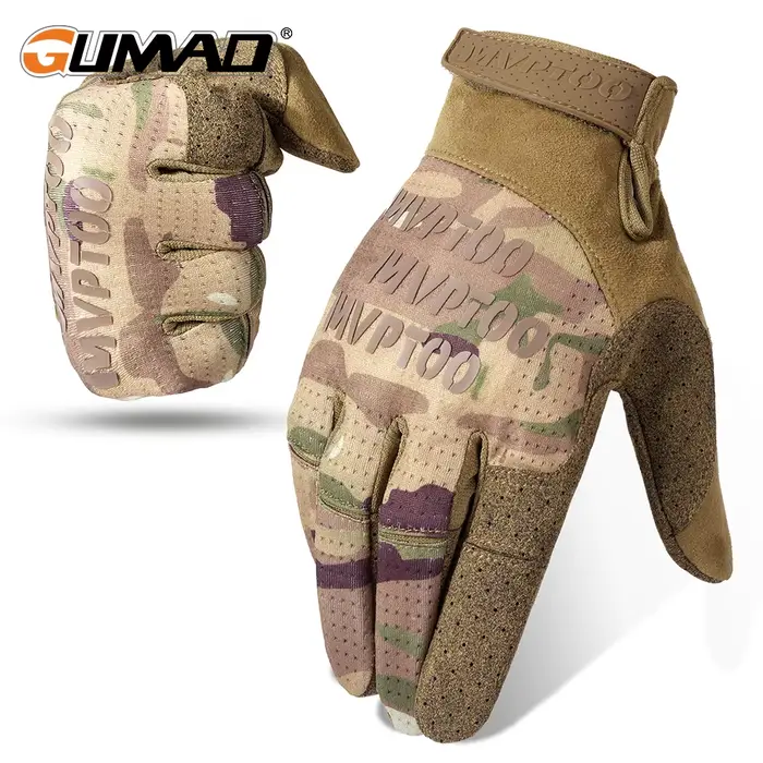 Gants de chasse écran tactile respirants outdoor randonnée camping paintball tactique travail vélo légers homme
