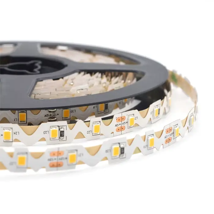 Bande lumineuse LED Flexible en forme de S, 12V, 5V, 2835, 60LED/m, 5M, blanc chaud, 12V, 5V, pour c