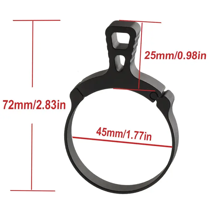Lunette de chasse MARCOOL, levier de réglage, anneau de puissance, diamètre 45 mm, réglage de la pui