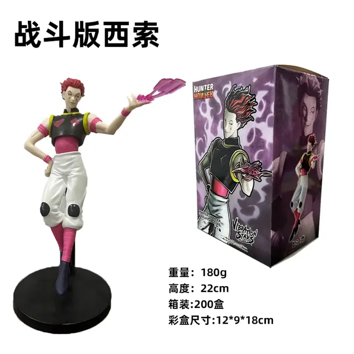 Figurine d'action Anime Hunter x Hunter Hisoka Gon Freecss & Killua Zoldyck, Collection de statues, 