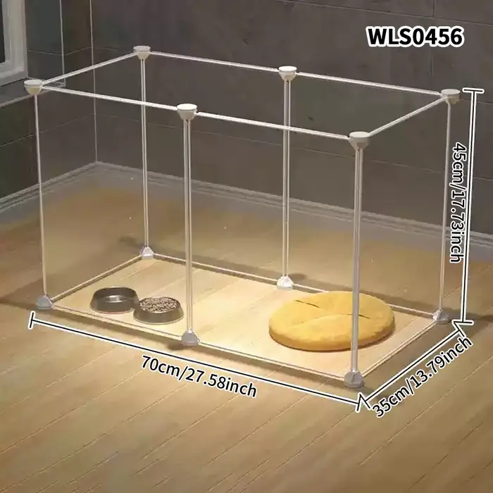 Barrière de Sécurité pour Animaux de Compagnie, Portillon d'Isolation pour Chien, Cage de Protection