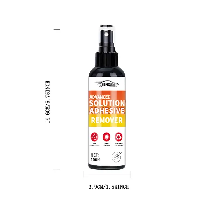 Spray dissolvant de colle professionnel – Dissolvant de colle élimine en toute sécurité les résidus 