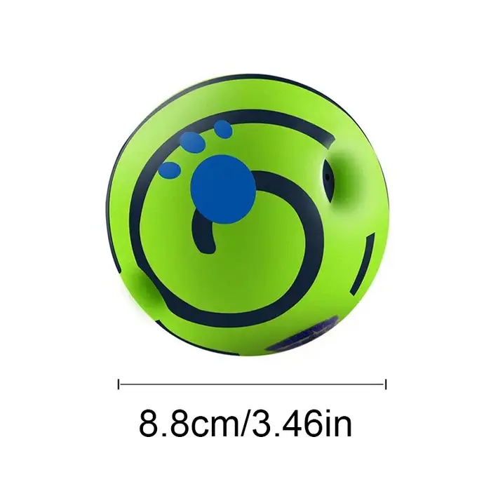 Wobble Wag Giggle Dog Ball Toy, jouet interactif avec son de rire, Wobble Roll Shake, attire l'atten