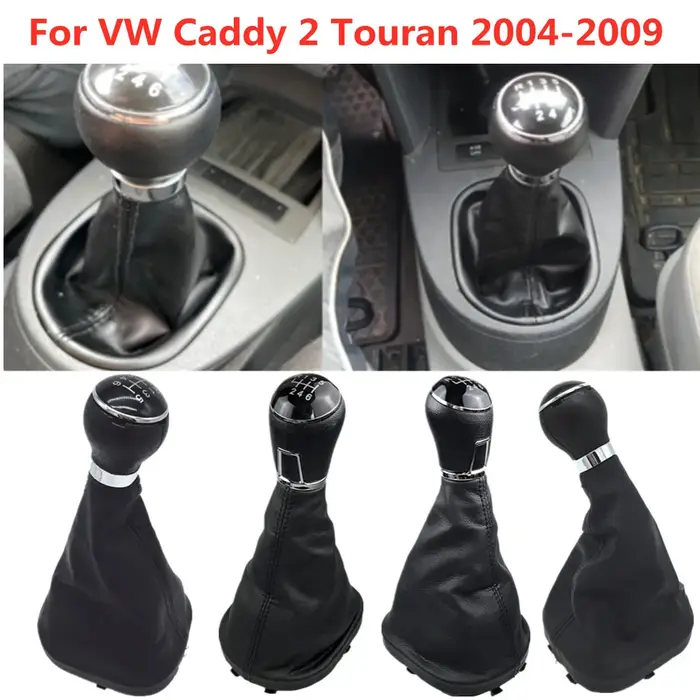 Pommeau de levier de vitesse manuel, levier de vitesse, collier GaClaBoot, Volkswagen VW Caddy 2 II,