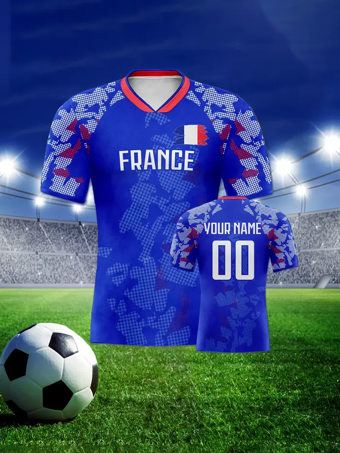 Maillot de football personnalisé France
