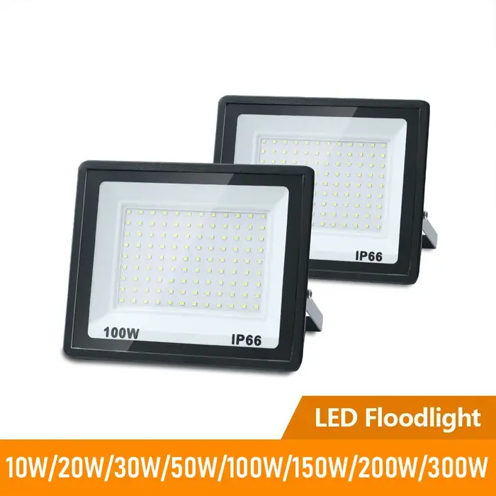 Projecteurs LED 10W 20W 30W 50W 100W 200W projecteur AC220V/110V étanche mur extérieur jardin projec