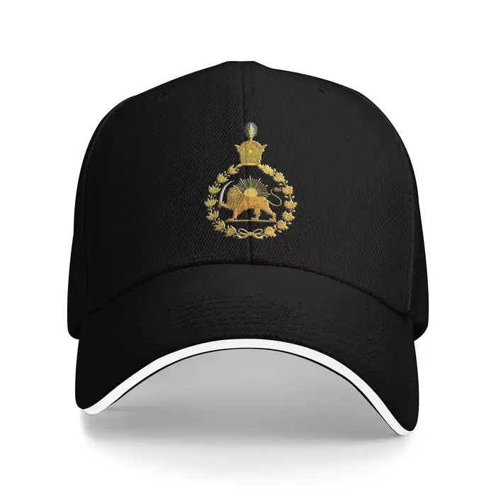 Casquette Iran lion soleil dynastie Pahlavi - Baseball cap chasse camping été homme femme snapback