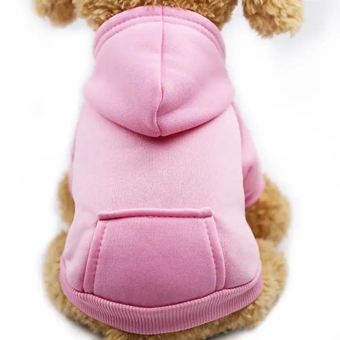 Manteau à la mode pour animaux de compagnie S225, sweat à capuche en coton, vêtements pour chiens, c