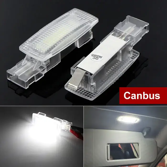 Lampes de lecture à LED pour miroir de courtoisie, pare-soleil intérieur, Skoda Superb, Fabia Seat, 