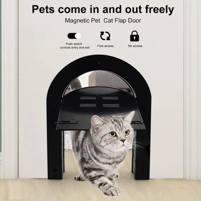 Nouvelle porte pour chat, trou de porte arquée pour animaux de compagnie, Teddy, chiot, chaton, entr