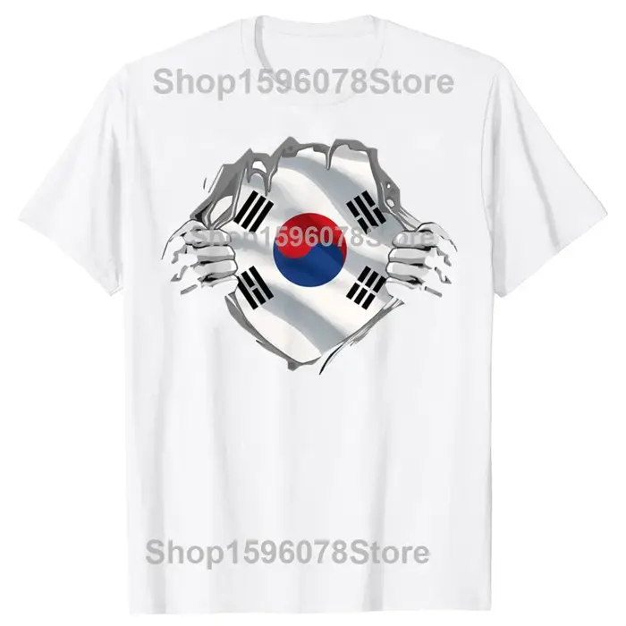 T-shirts drôles de style sud-coréen, streetwear graphique d'été à manches courtes, t-shirt avec drap