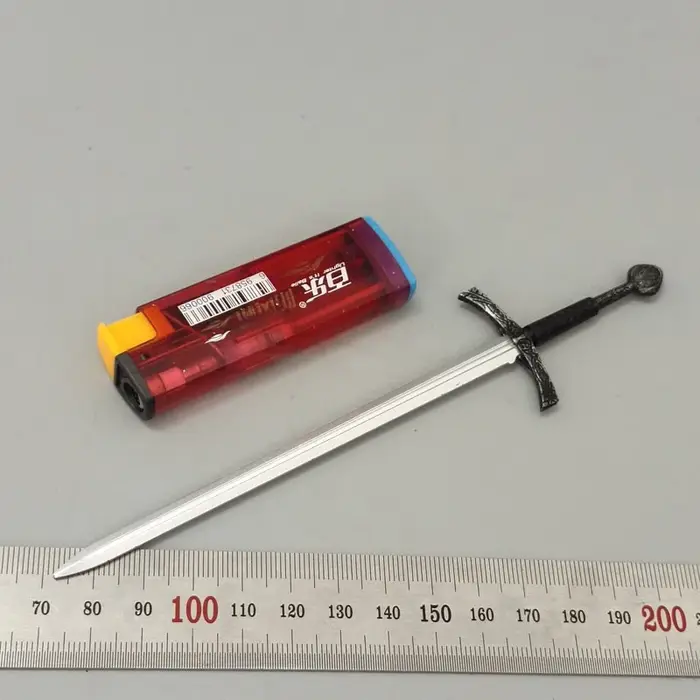 Arme de soldat en plastique pour figurine d'action, épée longue de prairie, accessoires de modèle de