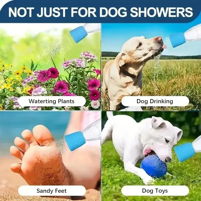 Douche portable pour chien d'extérieur