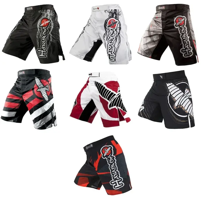 MMA noir dragon aigle sous-titres sport respirant boxe entraînement mma court kickboxing bixong shor