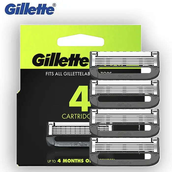 Lames de rasoir pour hommes Gillette Labs compatibles avec le rasoir Gillette Labs - 4/8 cartouches 