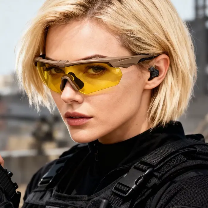 Lunettes de protection tactiques JSJM 2.0mm anti-vent poussière UV400 pour chasse CS tir montagne