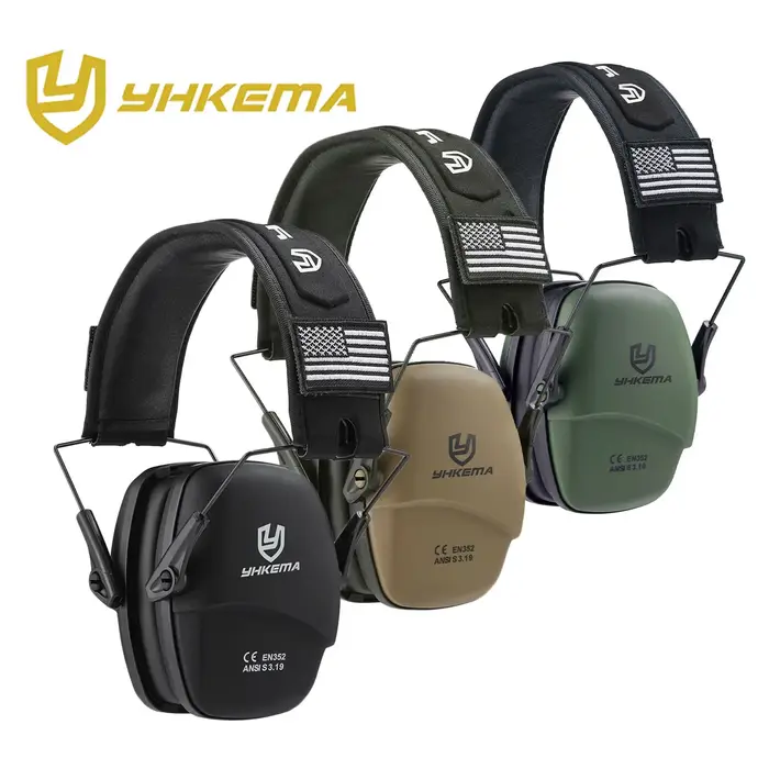 Casque antibruit tactique pour chasse et tir avec réduction de bruit de 24 dB pour protection auditive en plein air et en environnement industriel
