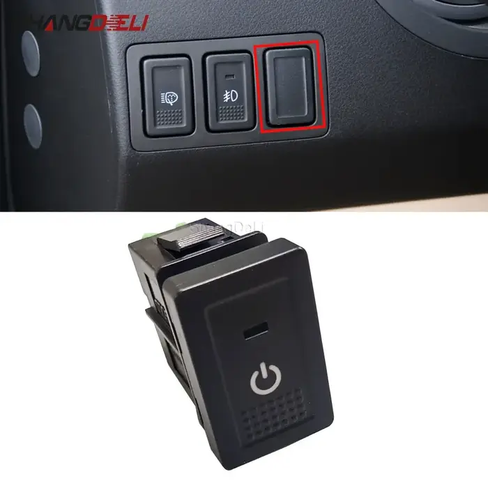 1PC voiture DRL BSM lumière LED Radar de stationnement alimentation musique antibrouillard bouton de