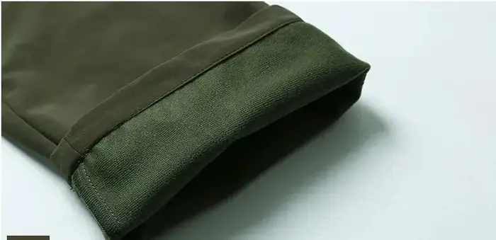 Pantalon hiver épais homme double couche polaire cachemire camouflage cargo chaud casual