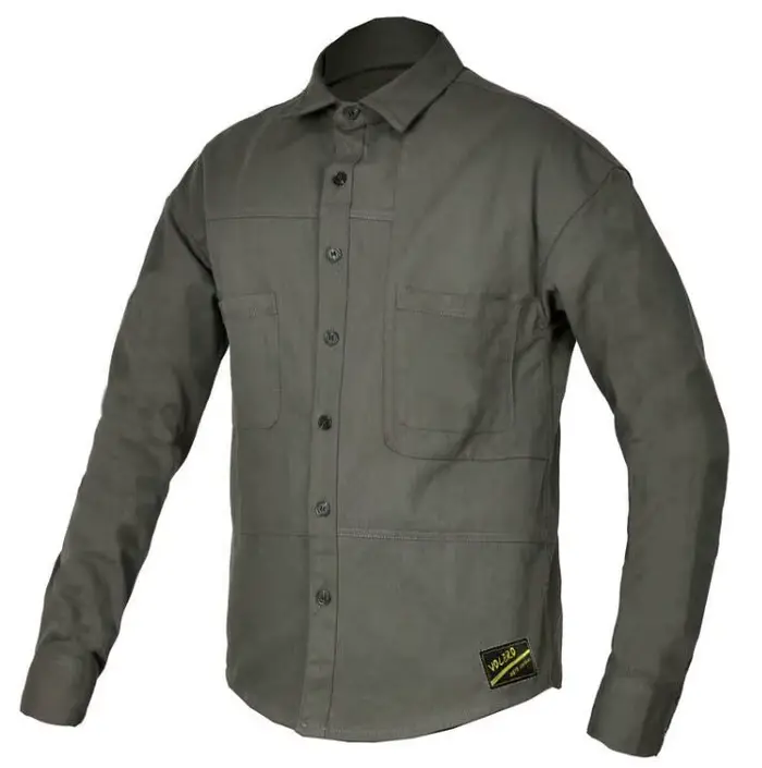Veste de moto décontractée pour homme, vêtements d'équitation, chemise anti-chute, manches longues a