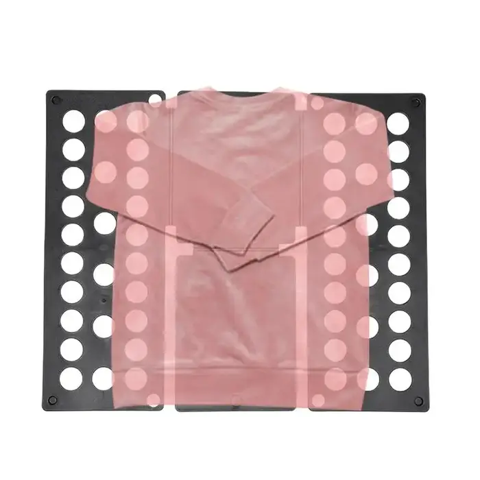 Planche pliante pour vêtements en ABS pour adultes et enfants, rangement facile et organisation de garde-robe efficace, idéale pour les matinées tranquilles et l'entretien de la maison