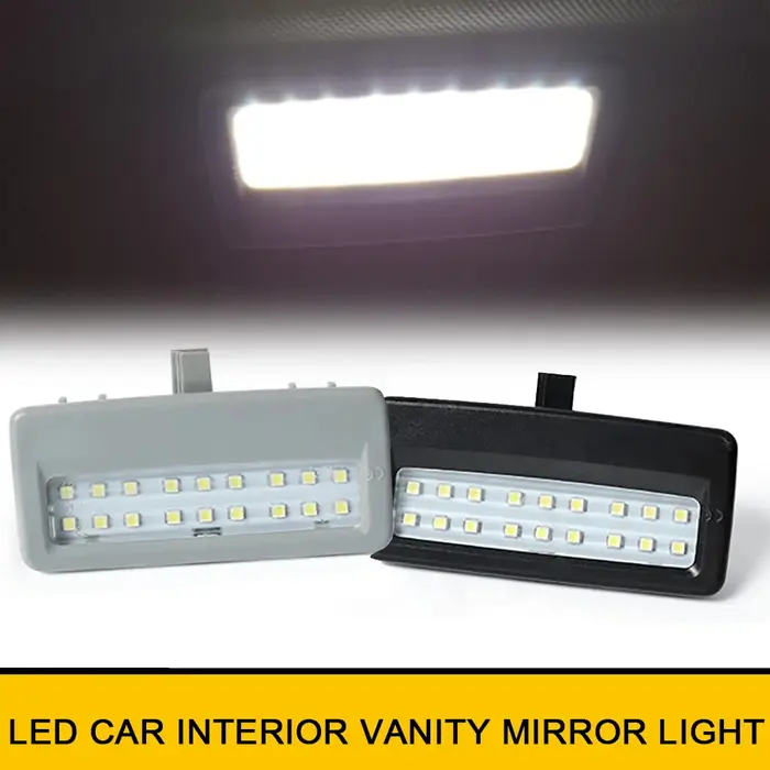 Pare-soleil intérieur LED pour miroir de vanité, 2 pièces, lumières pour BMW série 5 F07 F10 F11 sér