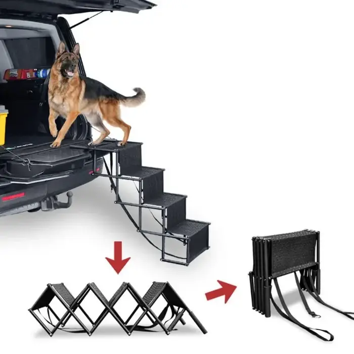 Rampes pliantes portables pour animaux de compagnie avec sangle
