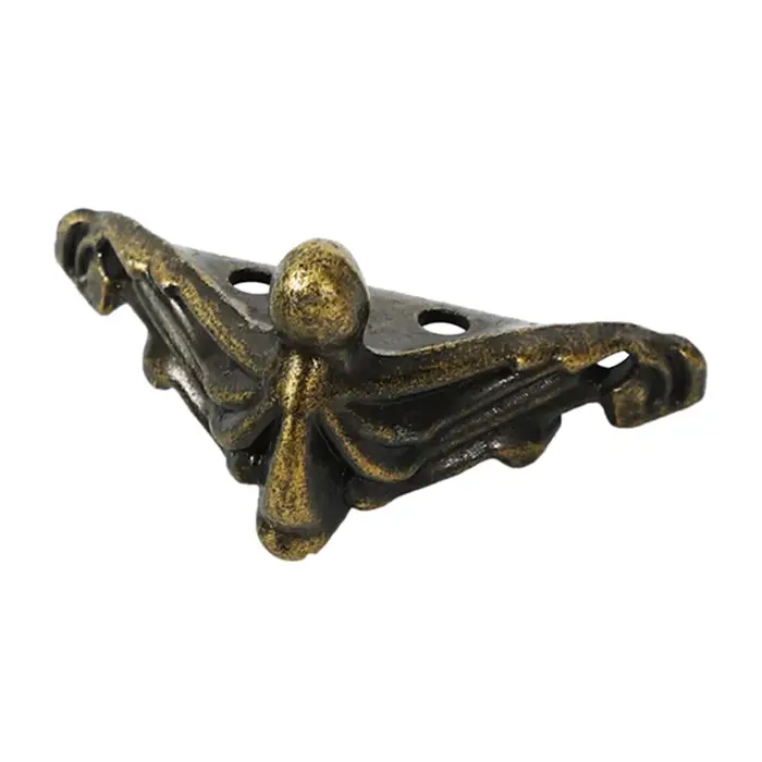 ABUP-60 pièces boîte à bijoux Antique pieds jambe boîtier en bois protecteur d'angle pieds de meuble