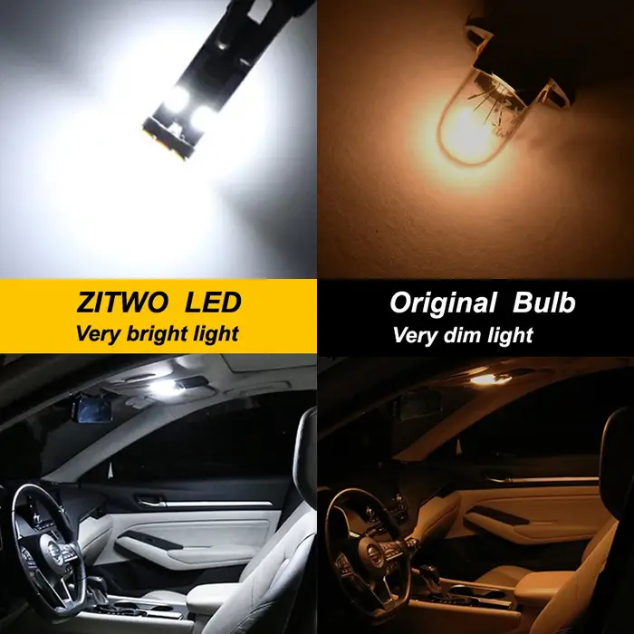ZITWO 11 pièces LED intérieur dôme lecture coffre ampoule Kit pour Hyundai ix20 2010 2011 2012 2013 