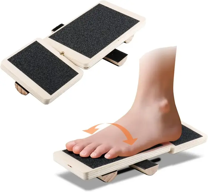 Stabilisateur de Cheville Professionnel En Bois Pour Améliorer Force Flexibilité Coordination Pieds Entrainement Equilibre Posture Occasions Speciales