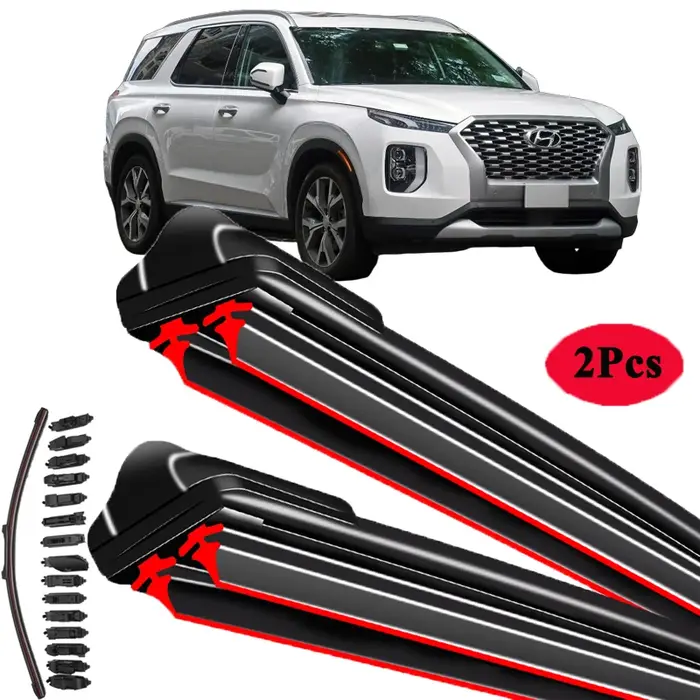 Lame d'essuie-glace avant pour Hyundai Palisade LX2, 2 pièces, accessoires de pare-brise, de vitres,