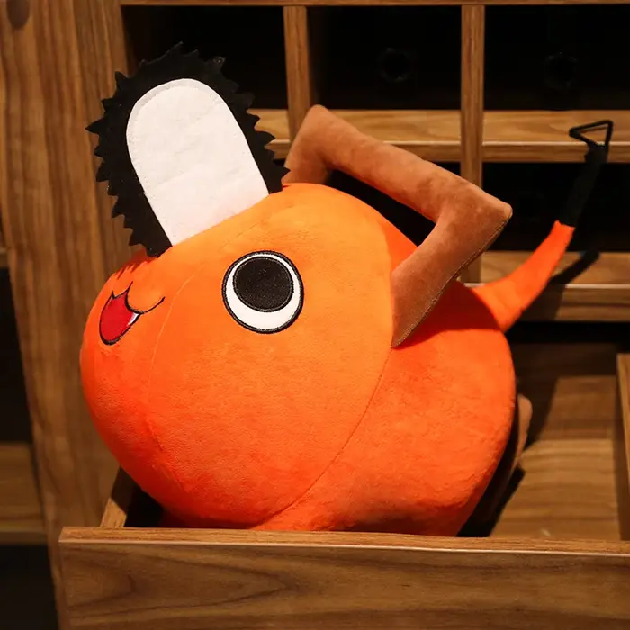 Tronçonneuse Pochita en peluche pour homme, 10-40CM, poupée mignonne en peluche, dessin animé, jouet