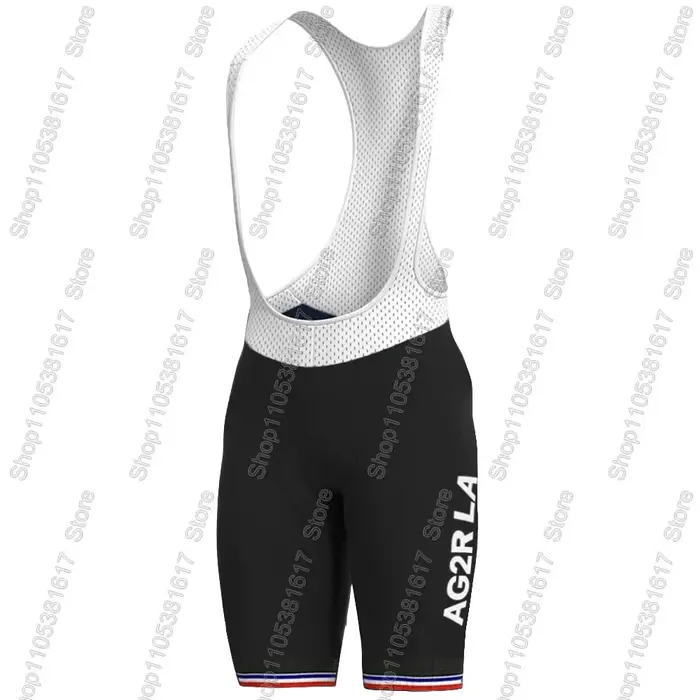Ensemble Maillot et Cuissard Cycliste Ag2r France Team 2026 – Tenue Complète Vélo de Route et VTT