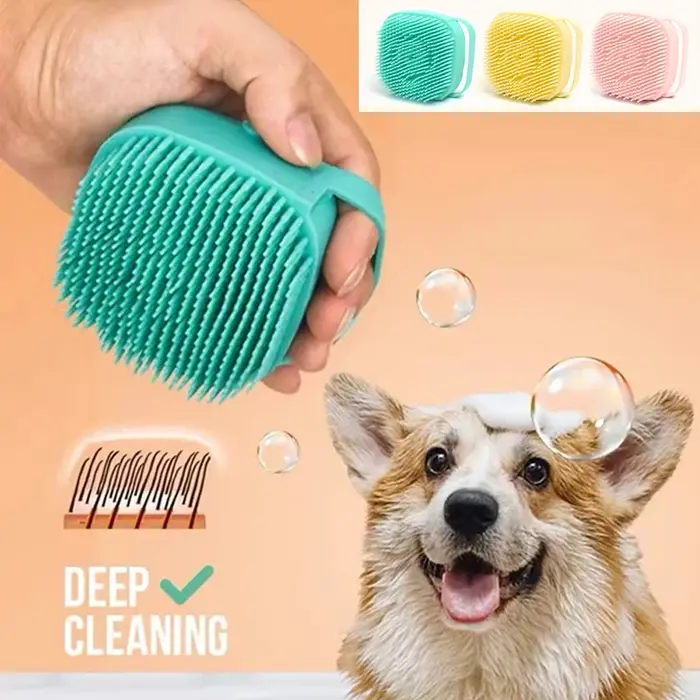 Brosse de bain pour chien