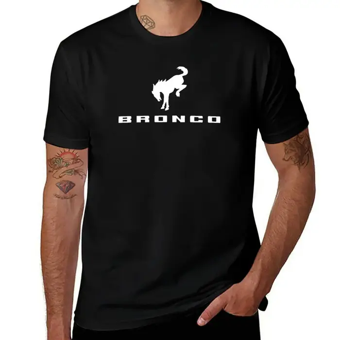 Bronco T-Shirt fans de sport haut d'été chemise anime anime hommes chemise d'entraînement
