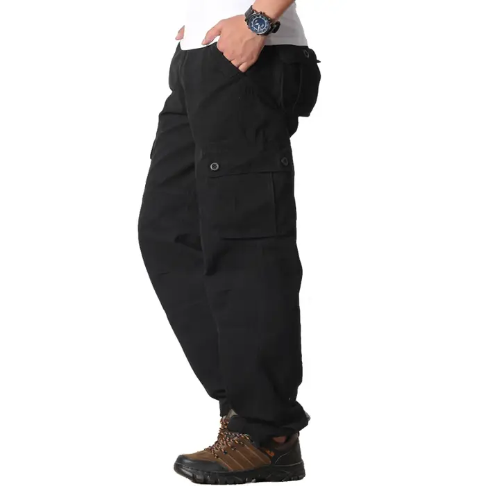 Pantalon cargo printemps homme loose multi-poches - Trousers tactique casual outdoor taille 44 chasse
