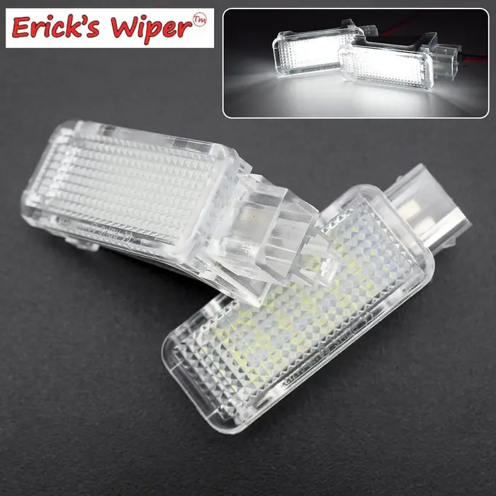 Boîte à gants de courtoisie LED SMD sans erreur, lumière de pied sous la porte pour VW Passat B5 B6 