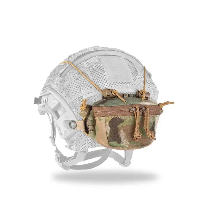 Poche batterie arrière casque tactique PEW SC Style - Contrepoids NVG - Accessoire universel pour chasse