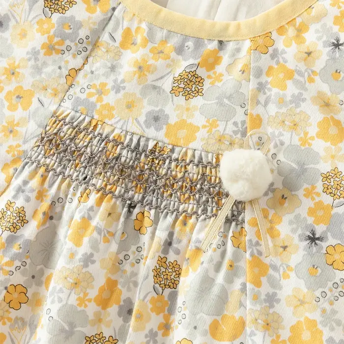 Dave Bella enfants doux mignon imprimé fleuri pantalon ensemble filles bébé automne mode décontracté