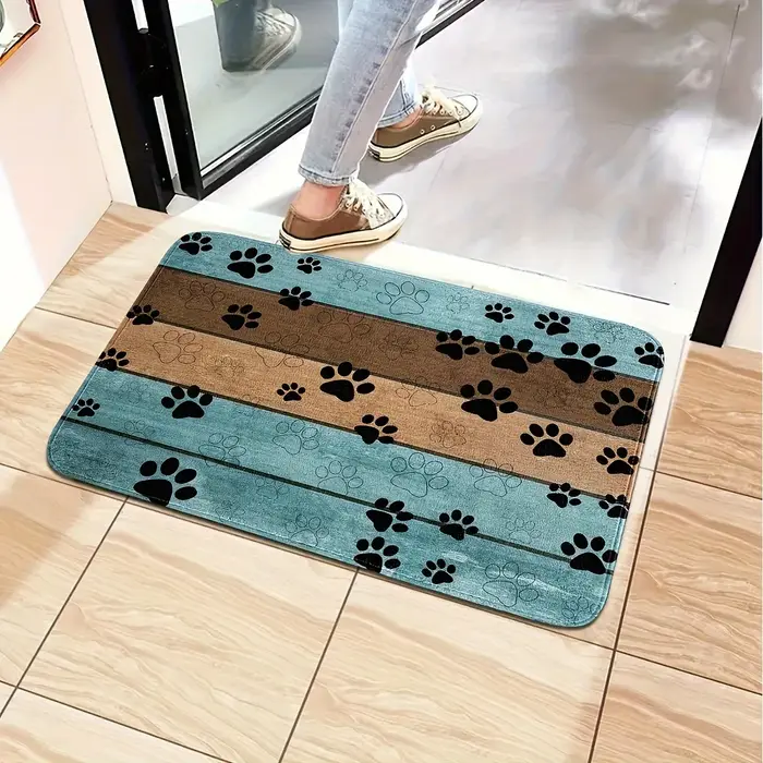 Paillasson imprimé patte de chien